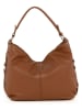 Anna Morellini Leder-Schultertasche "Noalia" in Camel - (B)32 x (H)25 x (T)12 cm