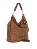 Anna Morellini Leren shopper "Caroline" camel - (B)42 x (H)38 x (D)17 cm