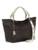 Anna Morellini Leder-Shopper "Solana" in Dunkelbraun - (B)42 x (H)30 x (T)20 cm