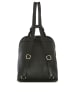 Anna Morellini Leder-Rucksack in Schwarz - (B)24 x (H)30 x (T)12 cm