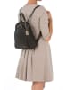 Anna Morellini Leder-Rucksack in Schwarz - (B)24 x (H)30 x (T)12 cm