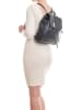 Anna Morellini Leder-Rucksack "Claire" in Schwarz - (B)29 x (H)32 x (T)12 cm