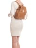 Anna Morellini Leren rugzak lichtbruin - (B)29 x (H)32 x (D)12 cm