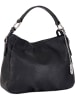 Anna Morellini Leder-Schultertasche "Noemi 1" in Schwarz - (B)30,5 x (H)26 x (T)9 cm