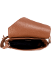 Anna Morellini Skórzana torebka "Lola" w kolorze brązowym - 24 x 18 x 6 cm
