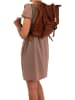 Anna Morellini Leren rugzak "Kika" bruin - (B)24 x (H)36 x (D)15 cm