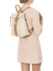 Anna Morellini Leren rugzak "Azalea" beige - (B)30 x (H)31 x (D)11 cm