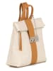 Anna Morellini Leder-Rucksack "Azalea" in Beige - (B)30 x (H)31 x (T)11 cm