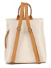 Anna Morellini Leder-Rucksack "Azalea" in Beige - (B)30 x (H)31 x (T)11 cm