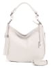Anna Morellini Leder-Schultertasche "Fiorella" in Creme - (B)30 x (H)27 x (T)9 cm