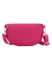 Anna Morellini Leder-Brustbeutel "Berenice" in Fuchsia - (B)25 x (H)14 x (T)1 cm