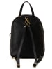 Anna Morellini Leder-Rucksack "Zeolla" in Schwarz - (B)22 x (H)29 x (T)11 cm