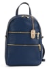 Anna Morellini Leder-Rucksack "Zeolla" in Dunkelblau - (B)22 x (H)29 x (T)11 cm