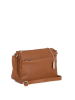 Anna Morellini Leder-Umhängetasche "Orlanda" in Camel - (B)29 x (H)23 x (T)12 cm