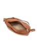 Anna Morellini Leder-Umhängetasche "Orlanda" in Camel - (B)29 x (H)23 x (T)12 cm