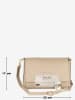 Anna Morellini Leren schoudertas "Matalia" beige - (B)22 x (H)17 x (D)9 cm