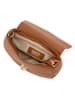 Anna Morellini Leren schoudertas "Iseppa" lichtbruin - (B)24 x (H)21 x (D)9 cm