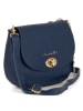 Anna Morellini Leren schoudertas "Iseppa" donkerblauw - (B)24 x (H)21 x (D)9 cm
