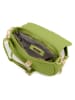 Anna Morellini Leren schoudertas "Iseppa" groen - (B)24 x (H)21 x (D)9 cm