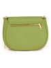 Anna Morellini Leder-Umhängetasche "Iseppa" in Grün - (B)24 x (H)21 x (T)9 cm