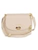 Anna Morellini Leren schoudertas "Iseppa" beige - (B)24 x (H)21 x (D)9 cm