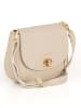 Anna Morellini Leren schoudertas "Iseppa" beige - (B)24 x (H)21 x (D)9 cm