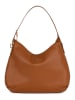 Anna Morellini Skórzana torebka "Armina" w kolorze jasnobrązowym - 35 x 31 x 7 cm