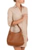 Anna Morellini Leren schoudertas "Armina" lichtbruin - (B)35 x (H)31 x (D)7 cm