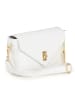 Anna Morellini Leder-Umhängetasche "Terina" in Weiß - (B)24 x (H)16 x (T)6,5 cm