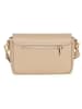 Anna Morellini Leren schoudertas "Terina" beige - (B)22 x (H)16 x (D)6,5 cm
