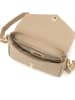 Anna Morellini Leder-Umhängetasche "Terina" in Beige - (B)22 x (H)16 x (T)6,5 cm