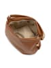 Anna Morellini Leren handtas "Sylvana" lichtbruin - (B)33 x (H)30 x (D)11 cm