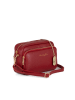 Anna Morellini Leren schoudertas "Tabita" rood - (B)22 x (H)15 x (D)10 cm