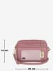 Anna Morellini Leren schoudertas "Tabita" oudroze - (B)22 x (H)15 x (D)10 cm