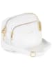 Anna Morellini Leder-Umhängetasche "Tabita" in Weiß - (B)22 x (H)15 x (T)10 cm