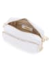 Anna Morellini Leren schoudertas "Tabita" wit - (B)22 x (H)15 x (D)10 cm