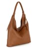 Anna Morellini Leren schoudertas "Samuela" camel - (B)38 x (H)30 x (D)10 cm