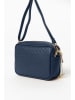 Anna Morellini Leren schoudertas "Colomba" donkerblauw - (B)22 x (H)15 x (D)10 cm