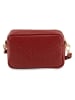 Anna Morellini Leren schoudertas "Colomba" rood - (B)22 x (H)15 x (D)10 cm