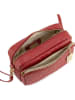 Anna Morellini Leder-Umhängetasche "Colomba" in Rot - (B)22 x (H)15 x (T)10 cm
