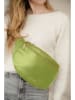 Anna Morellini Leder-Brustbeutel "Lorenza" in Grün - (B)36 x (H)22,5 x (T)12 cm