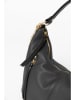Anna Morellini Leren schoudertas zwart - (B)43 x (H)39 x (D)10 cm