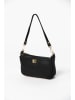 Anna Morellini Leren schoudertas "Taidea" zwart - (B)23 x (H)15 x (D)7 cm