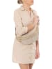 Anna Morellini Leren heuptas "Carola" taupe/beige - (B)32 x (H)16 x (D)9,5 cm