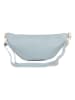 Anna Morellini Leder-Gürteltasche "Carola" in Hellgrau/ Hellblau - (B)32 x (H)16 x (T)9,5 cm