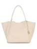 Anna Morellini Leder-Shopper "Magliana" in Beige - (B)44 x (H)30 x (T)16 cm