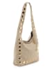 Anna Morellini Leren schoudertas "Lania" taupe - (B)25 x (H)22 x (D)9 cm