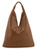 Anna Morellini Leren schoudertas "Chersilina" bruin - (B)40 x (H)48 x (D)2 cm