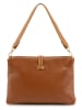 Anna Morellini Leder-Schultertasche "Gelita" in Cognac - (B)32 x (H)22 x (T)5 cm