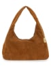 Anna Morellini Skórzana torebka "Lucrita" w kolorze jasnobrązowym - 42 x 49 x 18 cm